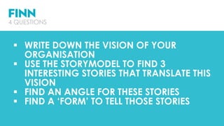Content marketing & Storytelling: how to make your story stick