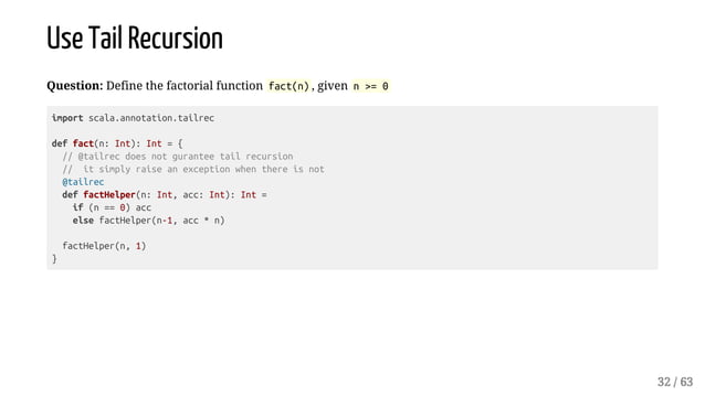 Loop Like a Functional Programing Native