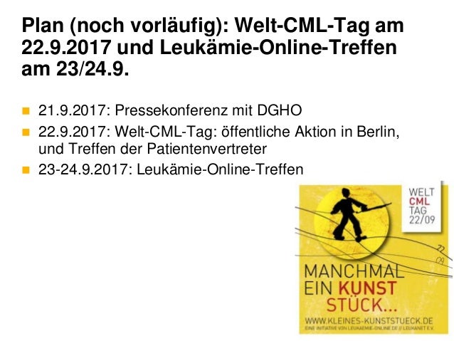 Leukämie online treffen