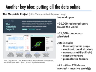 Combining density functional theory calculations, supercomputing, and ...