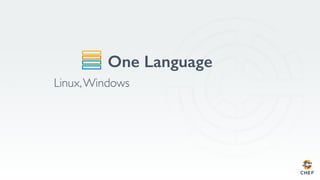 One Language
Linux,Windows
 