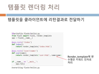 response를 만들기 위해 make_response 함수
를 처리
make_response
 