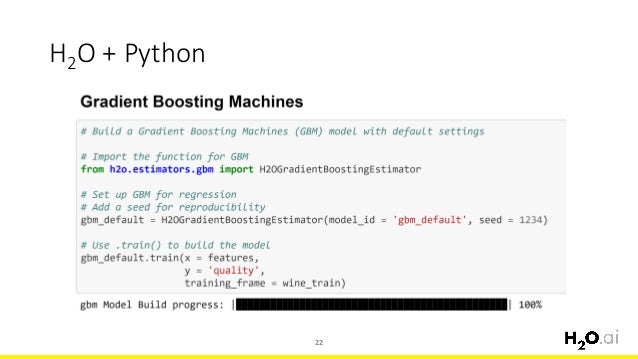 h2o machine learning python