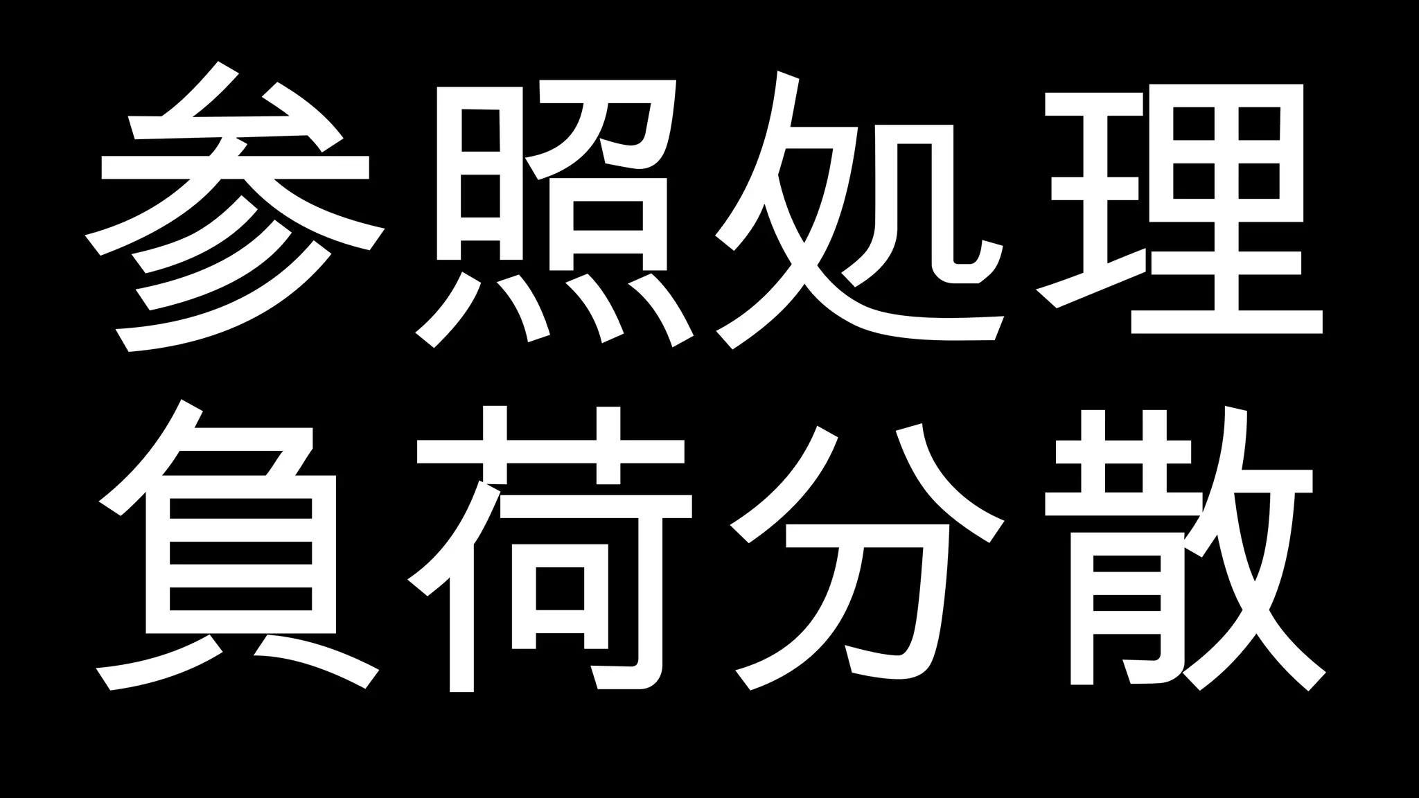 参照処理 負荷分散 