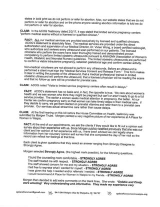 Stacey Jimenez Testimony On Senate Bill 501