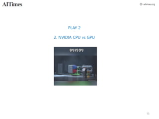 15
PLAY 2
2. NVIDIA CPU vs GPU
 