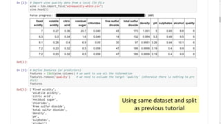 84
Using same dataset and split
as previous tutorial
 