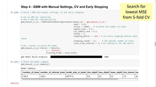 94
Search for
lowest MSE
from 5-fold CV
 