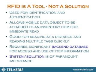 Overview of RFID Technology and Applications