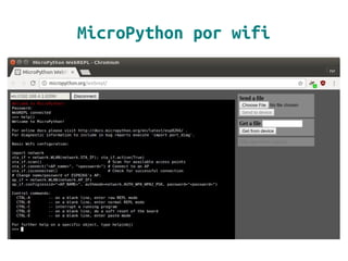 MicroPython por wifi
 