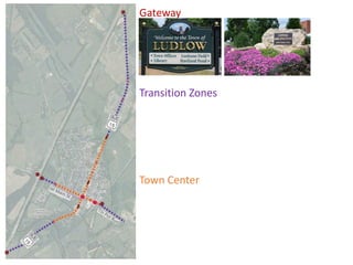 Gateways and
Transition
Zones
Gateway
Transition Zones
Town Center
 