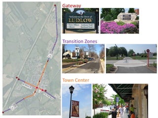 Gateways and
Transition
Zones
Gateway
Transition Zones
Town Center
 