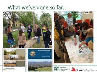 What we’ve done so far…
 