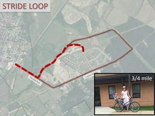 STRIDE LOOP
3/4 mile
 