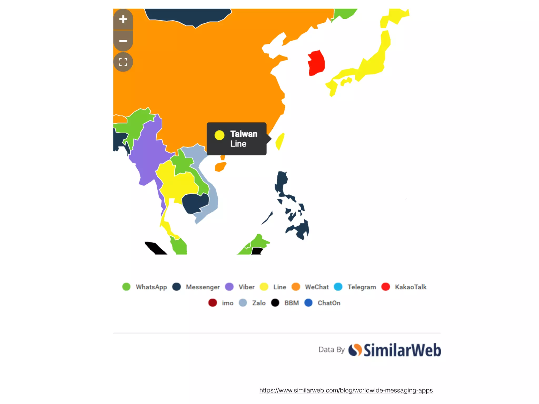https://www.similarweb.com/blog/worldwide-messaging-apps
 