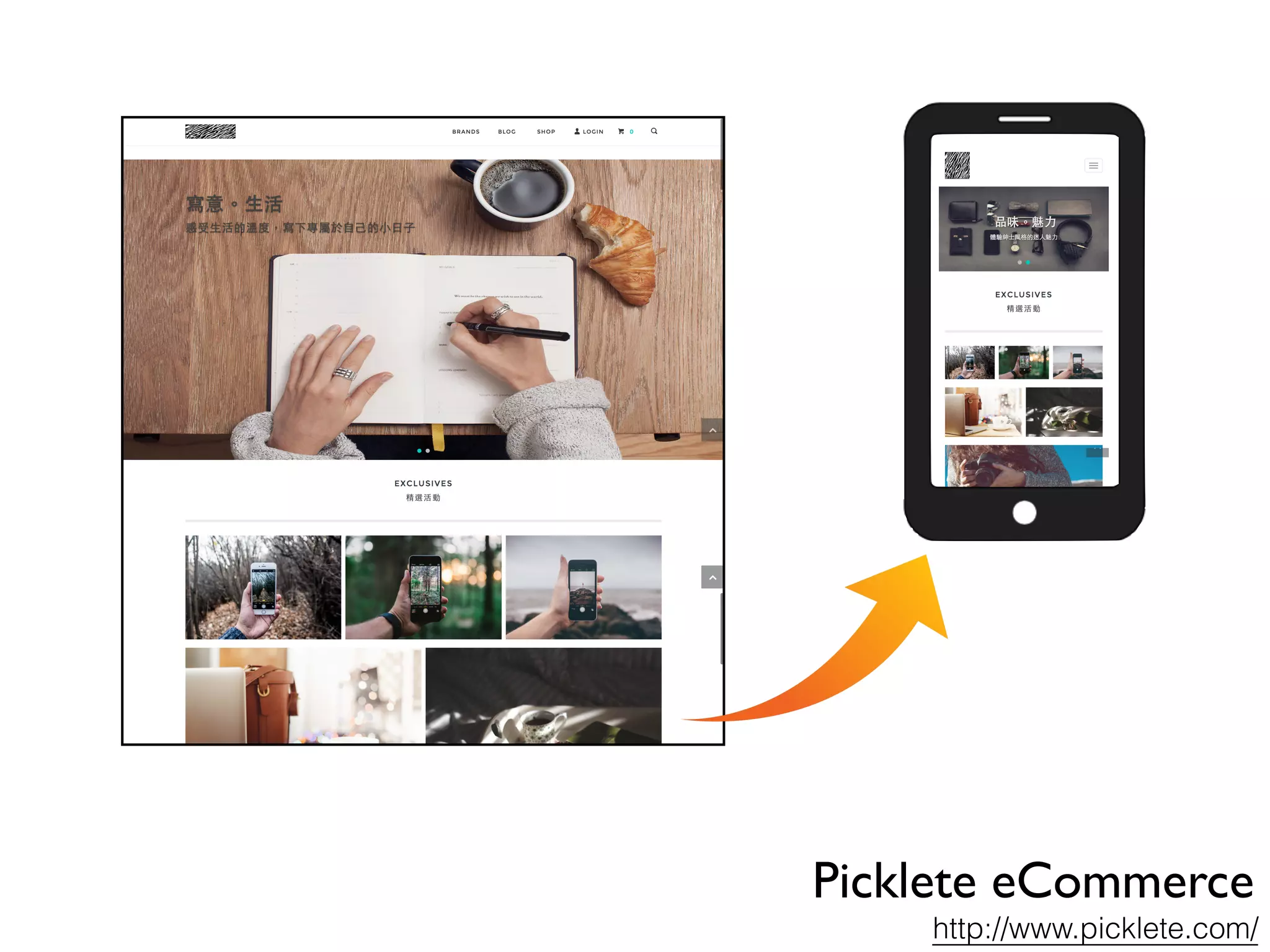 Picklete eCommerce
http://www.picklete.com/
 