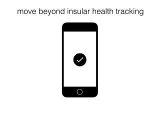 > 200 million smart phone users in US
insular health trackingmove beyond
 