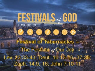 RHBC 332: Festival of Tabernacles-The Festival of Our Joy