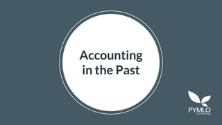 Accounting
in the Past
 
