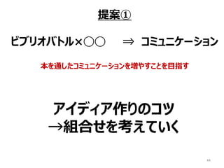本を通したコミュニケーションとコミュニティの可能性