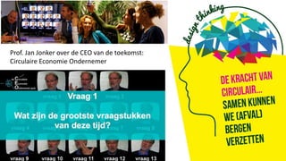 Prof. Jan Jonker over de CEO van de toekomst:
Circulaire Economie Ondernemer
 