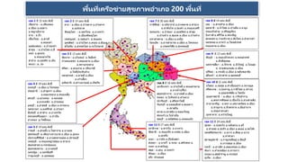 เขต 6 มี 16 แห่ง ดังนี้
ฉะเชิงเทรา :อ.บ ้านโพธิ์ อ.พนมสารคาม
อ.บางน้าเปรี้ยว
สมุทรปราการ : อ.บางพลี อ.เมือง
ระยอง :อ.วังจันทร์ อ.บ ้านฉาง
ปราจีนบุรี : อ.ศรีมหาโพธิ์
จันทบุรี :อ.แหลมสิงห์ อ.สอยดาว
อ.เขาสุกิม
ตราด:อ.เขาสมิง อ.คลองใหญ่
สระแก ้ว:อ.วังน้าเย็น
ชลบุรี : อ.พนัสนิคม อ.แหลมฉบัง
เขต 8 มี 14 แห่ง ดังนี้
เลย : อ.ด่านซ ้าย อ.เมือง
อุดรธานี : อ.น้าโสม อ.บ ้านผือ อ.นายูง
หนองบัวลาภู: อ.ศรีบุญเรือง
บึงกาฬ:อ.ศรีวิไล อ.พรเจริญ
สกลนคร:อ.วานรนิวาส อ.พังโคน อ.คาตากล ้า
นครพนม:อ.นาหว ้า อ.โพนสวรรค์
หนองคาย:อ.เมือง
เขต 10 มี 21 แห่ง ดังนี้
ยโสธร: อ.กุดชุม อ.คาเขื่อนแก ้ว อ.ทรายมูล
ศรีสะเกษ : อ.ขุนหาญ อ.ราษีไศล อ.ปรางกู่
อ.อุทุมพรพิสัย อ.ไพรบึง
อุบลราชธานี : อ.เมือง อ.วารินชาราบ
อ.ตระการพืชผล อ.เขื่องใน อ.ม่วงสามสิบ
อานาจเจริญ : อ.พนา อ.เสนางคนิคม อ.เมือง
อ.ชานุมาน อ.หัวตะพาน อ.ลืออานาจ
อ.ปทุมราชวงศา
มุกดาหาร: อ.หว ้านใหญ่
เขต 4 มี 19 แห่ง ดังนี้
นนทบุรี : อ.เมือง อ.ไทรน้อย
ปทุมธานี : อ.ลาลูกกา อ.เมือง
อ.คลองหลวง อ.หนองเสือ
สระบุรี : อ.แก่งคอย อ.ดอนพุด
อ.มวกเหล็ก อ.บ ้านหมอ
ลพบุรี : อ.ลาสนธิ อ.เมือง อ.ท่าหลวง
นครนายก: อ.องค์รักษ์ อ.บ ้านนา
สิงห์บุรี: อ.ท่าช ้าง อ.บางระจัน
พระนครศรีอยุธยา : อ.ท่าเรือ
อ่างทอง :อ.โพธิ์ทอง
เขต 1 มี 15 แห่ง ดังนี้
เชียงราย : อ.เชียงของ
อ.เมือง อ.แม่ลาว
อ.พญาเม็งราย
น่าน : อ.ปัว
เชียงใหม่ : อ.สารภี
อ.ดอยเต่า
แม่ฮ่องสอน : อ.ปางมะผ ้า
ลาพูน : อ.บ ้านโฮ่ง อ.ลี้
แพร่: อ.สูงเม่น
อ.หนองม่วงไข่
ลาปาง :อ.แม่พริก อ.เถิน
พะเยา :อ. ปง
เขต 7 มี 20 แห่ง ดังนี้
กาฬสินธุ์ : อ.กุฉินาราย์ อ.ยางตลาด อ.คาม่วง
อ.ท่าคันโท อ.ร่องคา อ.หนองกุงศรี
ขอนแก่น : อ.น้าพอง อ.อุบลรัตน์ อ.ซาสูง
อ.บ ้านฝาง อ.ชุมแพ อ.เมือง อ.บ ้านฝาง
มหาสารคาม : อ.เมือง อ.บรบือ
ร ้อยเอ็ด : อ.อาจสามารถ อ.เมือง อ.โพนทอง
อ.เกษตรวิสัย อ.สุวรรณภูมิ
เขต 5 มี 14 แห่ง ดังนี้
ราชบุรี : อ.สวนผึ้ง อ.โพธาราม อ.บางแพ
สุพรรณบุรี :อ.เดิมบางนางบวช อ.เมือง อ.อู่ทอง
ประจวบคีรีขันธ์ : อ.บางสะพานน้อย อ.ปราณบุรี
เพชรบุรี : อ.หนองหญ ้าปล ้อง อ.ท่ายาง
สมุทรสาคร:อ.กระทุ่มแบน
สมุทรสงคราม : อ.บางคนที
นครปฐม : อ.นครชัยศรี
กาญจนบุรี : อ.บ่อพลอย
เขต 9 มี 13 แห่ง ดังนี้
ชัยภูมิ : อ.หนองบัวระเหว อ.คอนสวรรค์
อ.ภักดีชุมพล
นครราชสีมา : อ.จักราช อ.บัวใหญ๋ อ.โนนสูง
อ. ขามสะแกแสง อ.เมือง
บุรีรัมย์ : อ.กระสัง อ.เมือง อ.พลับพลาชัย
สุรินทร์ : อ.ปราสาท อ.ชุมพลบุรี
เขต 2 มี 14 แห่ง ดังนี้
ตาก : อ.เมือง อ.บ ้านตาก อ.บ ้านตาก
อ.แม่ระมาด
พิษณุโลก : อ.นครไทย อ.บางระกา
อ.เมืองพิษณุโลก
เพชรบูรณ์ : อ.หล่มเก่า อ.ชนแดน
อุตรดิตถ์ : อ.บ ้านโคก อ.ตรอน อ.ลับแล
สุโขทัย: อ.สวรรคโลก อ.กงไกรลาศ
พื้นที่เครือข่ายสุขภาพอาเภอ 200 พื้นที่
เขต 3 มี 13 แห่ง ดังนี้
ชัยนาท : อ.มโนรมย์ อ.วัดสิงห์
กาแพงเพชร: อ.คลองลาน อ.เมือง
อ.พรานกระต่าย
พิจิตร : อ.สามง่าม อ.วชิรบารมี
อ.โพธิ์ประทับช ้าง
นครสวรรค์ : อ.ตาคลี อ.เมือง
อ.เก ้าเลี้ยว
อุทัยธานี: อ.สว่างอารมณ์ อ.ทัพทัน
เขต 11 มี 24 แห่ง ดังนี้
ชุมพร : อ.ทุ่งตะโก อ.หลังสวน อ.สวี
อ.ท่าแซะ อ.ปะทิว อ.เมือง อ.ละแม อ.พะโต๊ะ
นครศรีธรรมราช : อ.ฉวาง อ.สิชล อ.ฉวาง
อ.ท่าศาลา
สุราษฎร์ธานี : อ.กาญจนดิษฐ์ อ.ชัยบุรี
อ.เกาะสมุย อ.เมือง
กระบี่ : อ.อ่าวลึก อ.คลองท่อม อ.เมือง
พังงา: อ.ท ้ายเหมือง อ.เกาะยาว
ระนอง:อ.สุขสาราญ อ.กะเปอร์
ภูเก็ต : อ.เมือง
เขต 12 มี 17 แห่ง ดังนี้
นราธิวาส : อ.ตากใบ อ.บาเจาะ
ปัตตานี : อ.หนองจิก อ.กะพ ้อ อ.เมือง
อ.ยะหริ่ง
ยะลา : อ.รามัน อ.ปันนังสตา
สงขลา : อ.นาทวี อ.จะนะ อ.สทิงพระ อ.
เทพา อ.หาดใหญ่
สตูล : อ.ละงู อ.ทุ่งหว ้า
พัทลุง : อ.เมือง
ตรัง :ห ้วยยอด
 