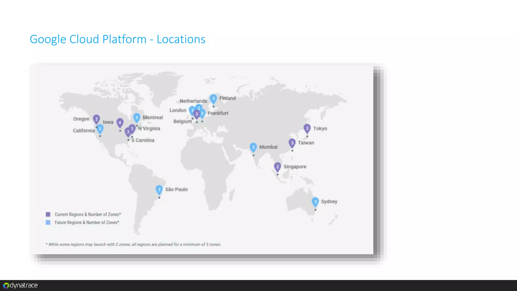 Google Cloud Platform - Locations
 