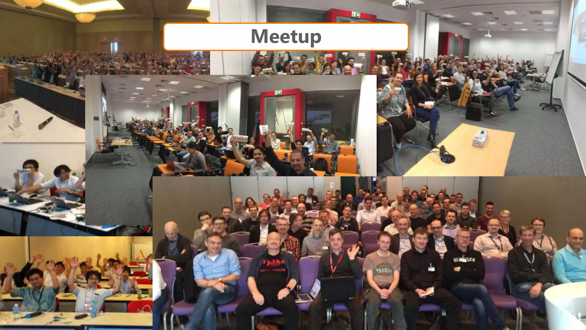 Copyright © 2017, Oracle and/or its affiliates. All rights reserved. |
Meetup
Meetup
 