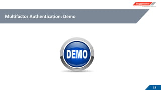 Multifactor Authentication: Demo
18
 