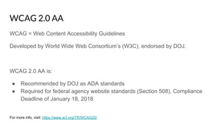 ADA Compliance | PDF