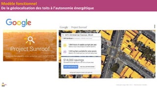 Copyright Imagin’able, 2017 – Reproduction interdite
Modèle fonctionnel
De la géolocalisation des toits à l’autonomie énergétique
 