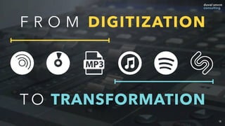 13
F R O M DIGITIZATION
T O TRANSFORMATION
 