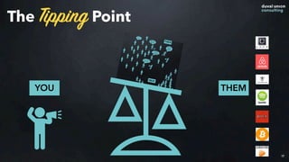 The Tipping Point
17
YOU THEM
 