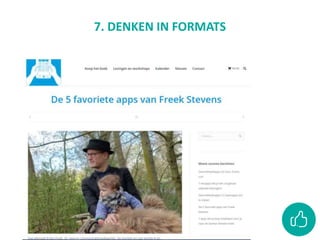 7. DENKEN IN FORMATS
 