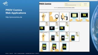 > QS17 > Andreas Schreiber • Quantified Self Comics > 17.06.2017DLR.de • Chart 28
PROV Comics
Web Applications
http://provcomics.de
 