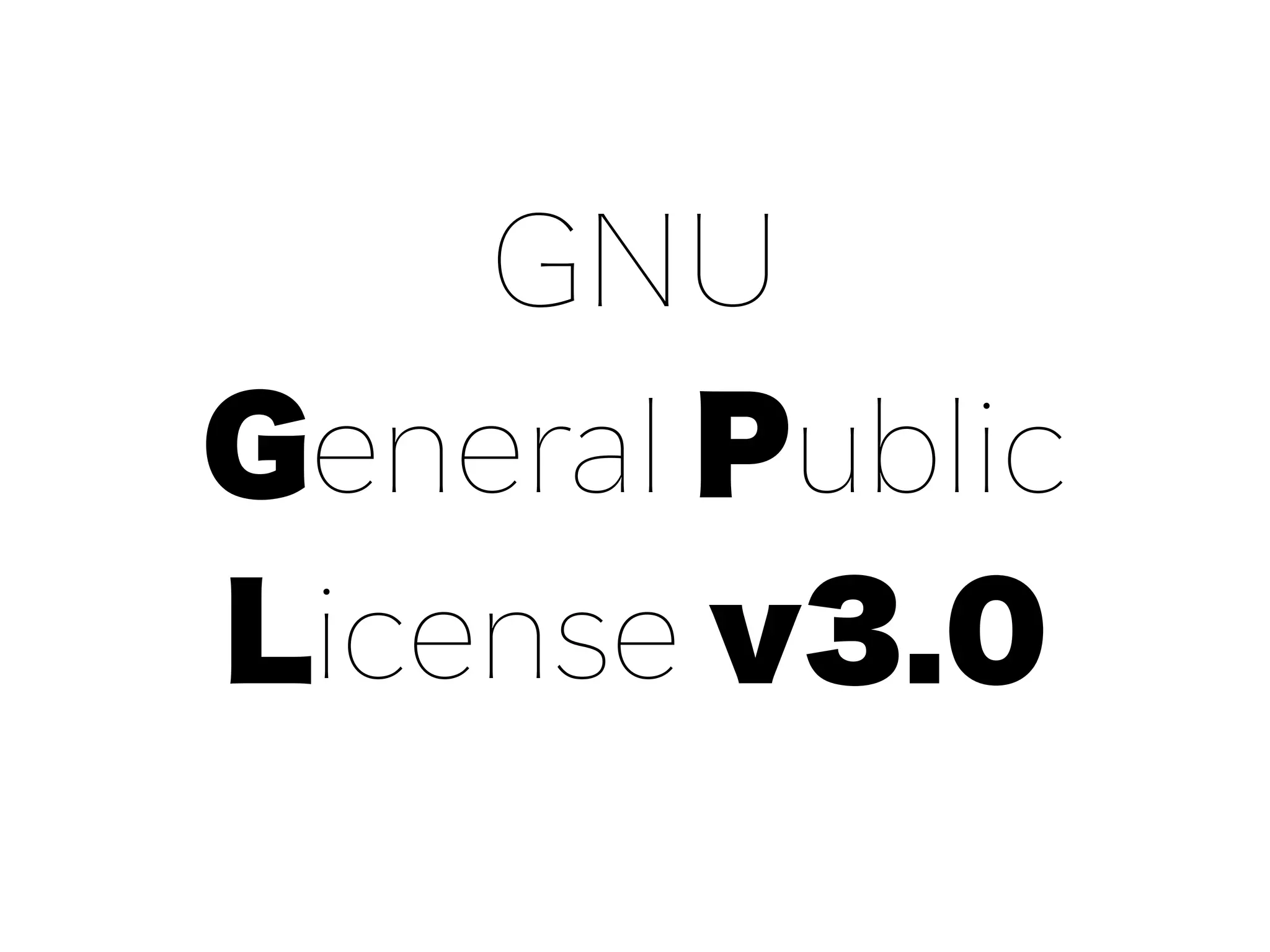GNU
General Public
License v3.0
 