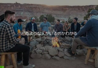 どのような人がいるのかわかる
14
 