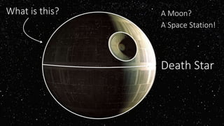 What is this? A Moon?
A Space Station!
Death Star
 