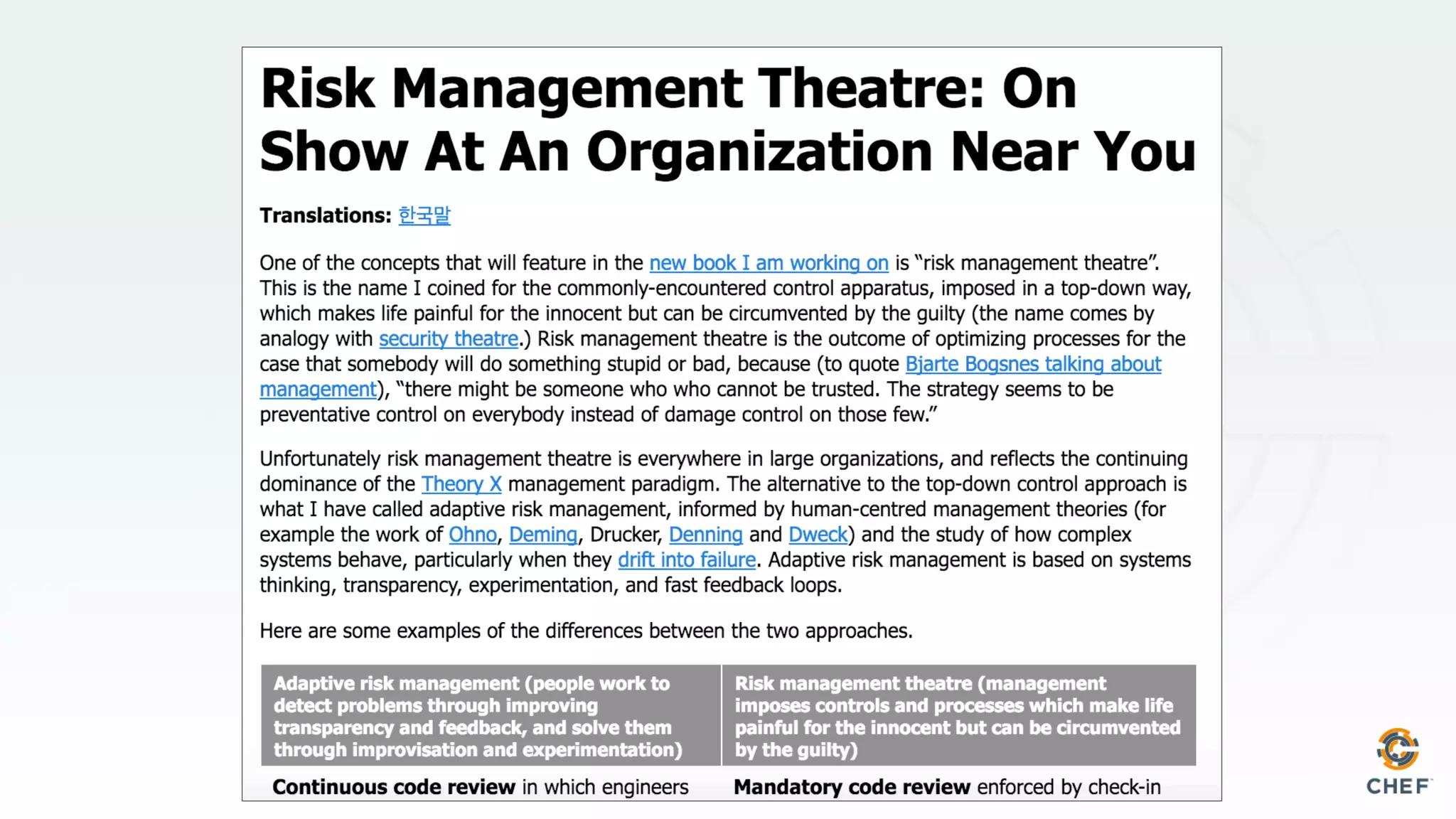 Security != Compliance
 