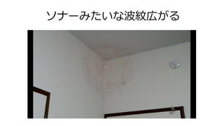 ソナーみたいな波紋広がる
 