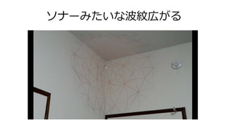 ソナーみたいな波紋広がる
 