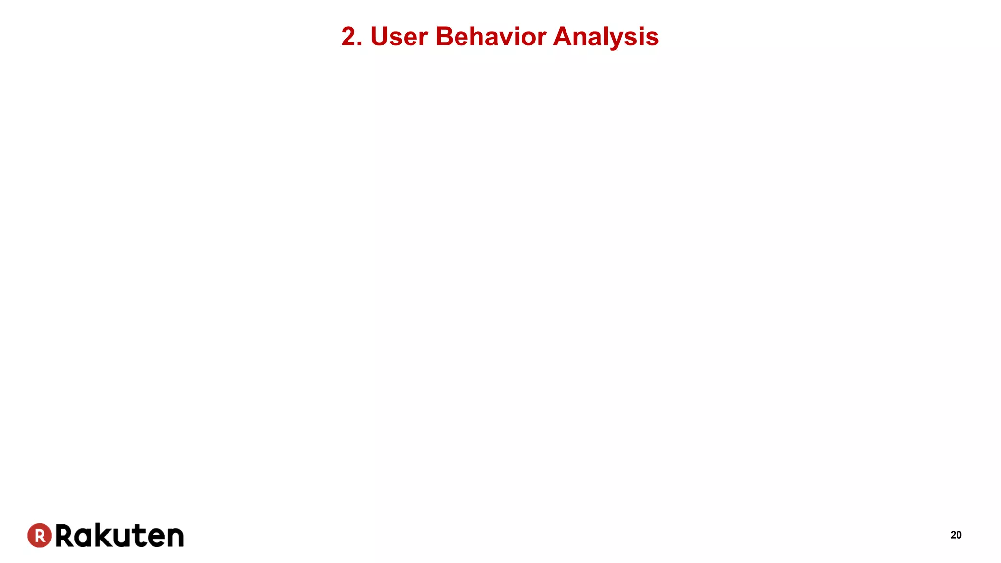 20
2. User Behavior Analysis
 