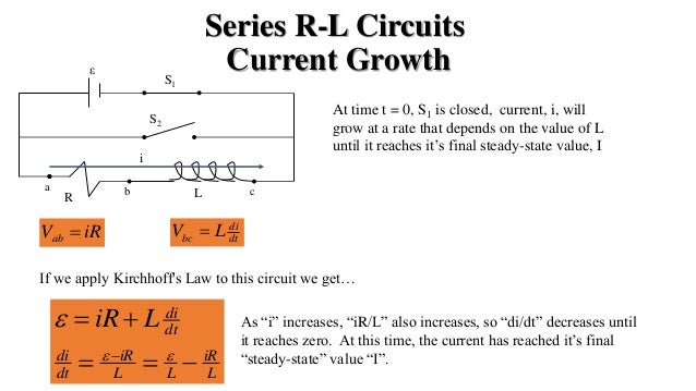 Series R L Circuits