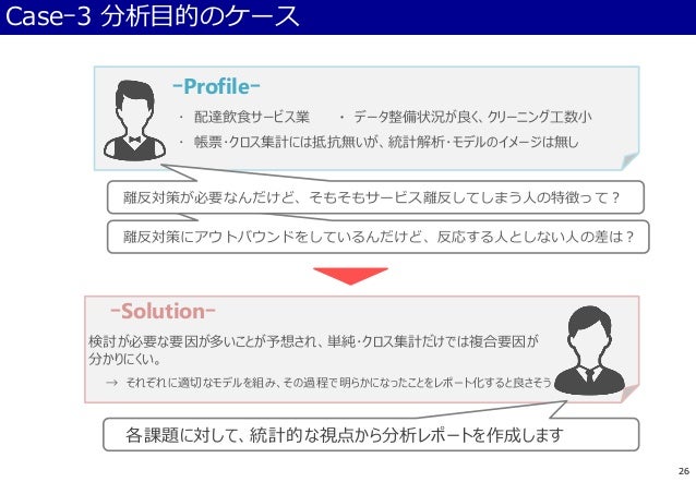 Db Analytics Showcase Sapporo 2017 C14 Fusionの分析現場 ｰ予測モデル案件の実運用とdm