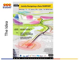 EUDAT	Summer	School,	3-7	July	2017,	Crete
The	Idea
 