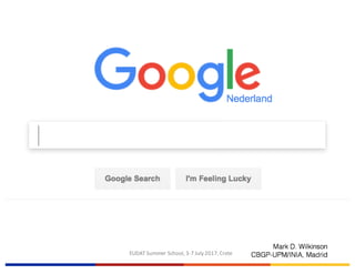 EUDAT	Summer	School,	3-7	July	2017,	Crete
 