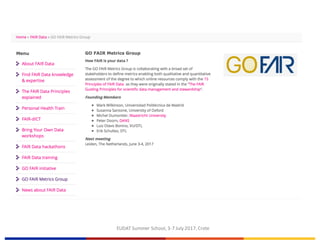 EUDAT	Summer	School,	3-7	July	2017,	Crete
 