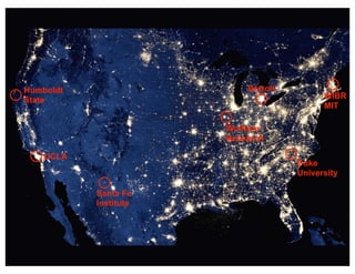 EUDAT	Summer	School,	3-7	July	2017,	Crete
Duke
University
WIBR
MIT
DetroitHumboldt
State
UCLA
Santa Fe
Institute
Wolfram
Research
 
