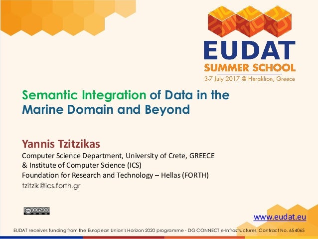 exploration semantic data Domain in Marine the of Semantic Data Integration and exploration semantic data Domain in Marine the of Semantic Data Integration and