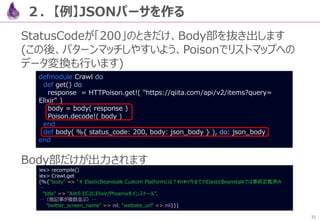 31
５．副作用の分離
 